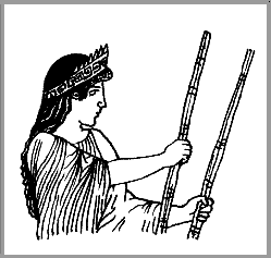 [Image of Hekate bearing torches]